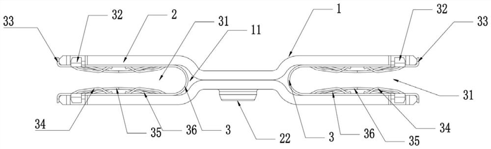 Multi-contact high-current elastic terminal and connector with same