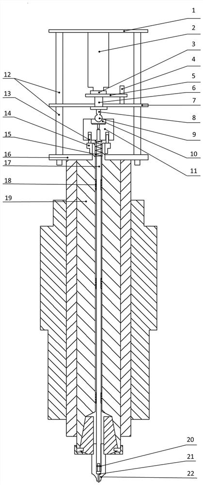 A high-speed friction stir adjustment method and welding tool with adjustable axial force of the stirring pin