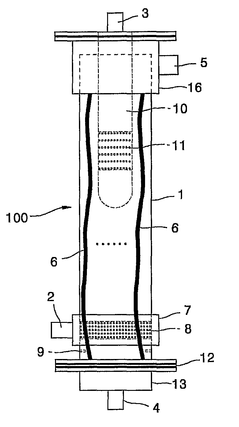 Fine filtering apparatus controllable packing density using flexible fiber