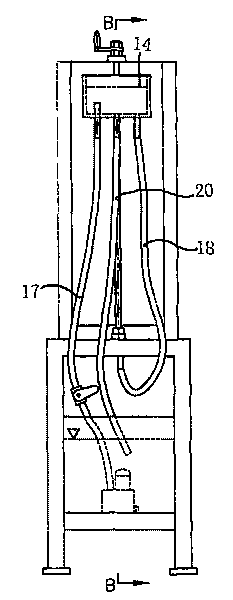 Confined water and phreatic water compound simulation experiment device