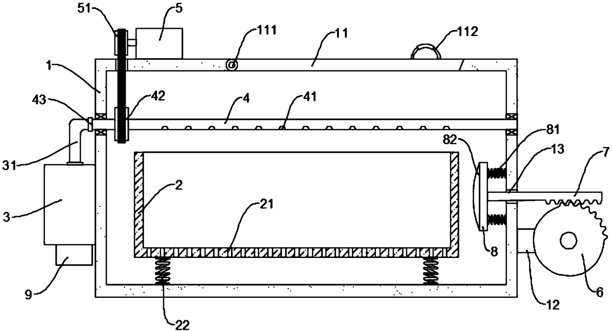 High efficient frozen fish unfreezing device