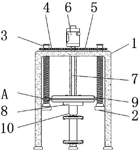 Clamping device capable of fixing two ends of textile machinery bobbin
