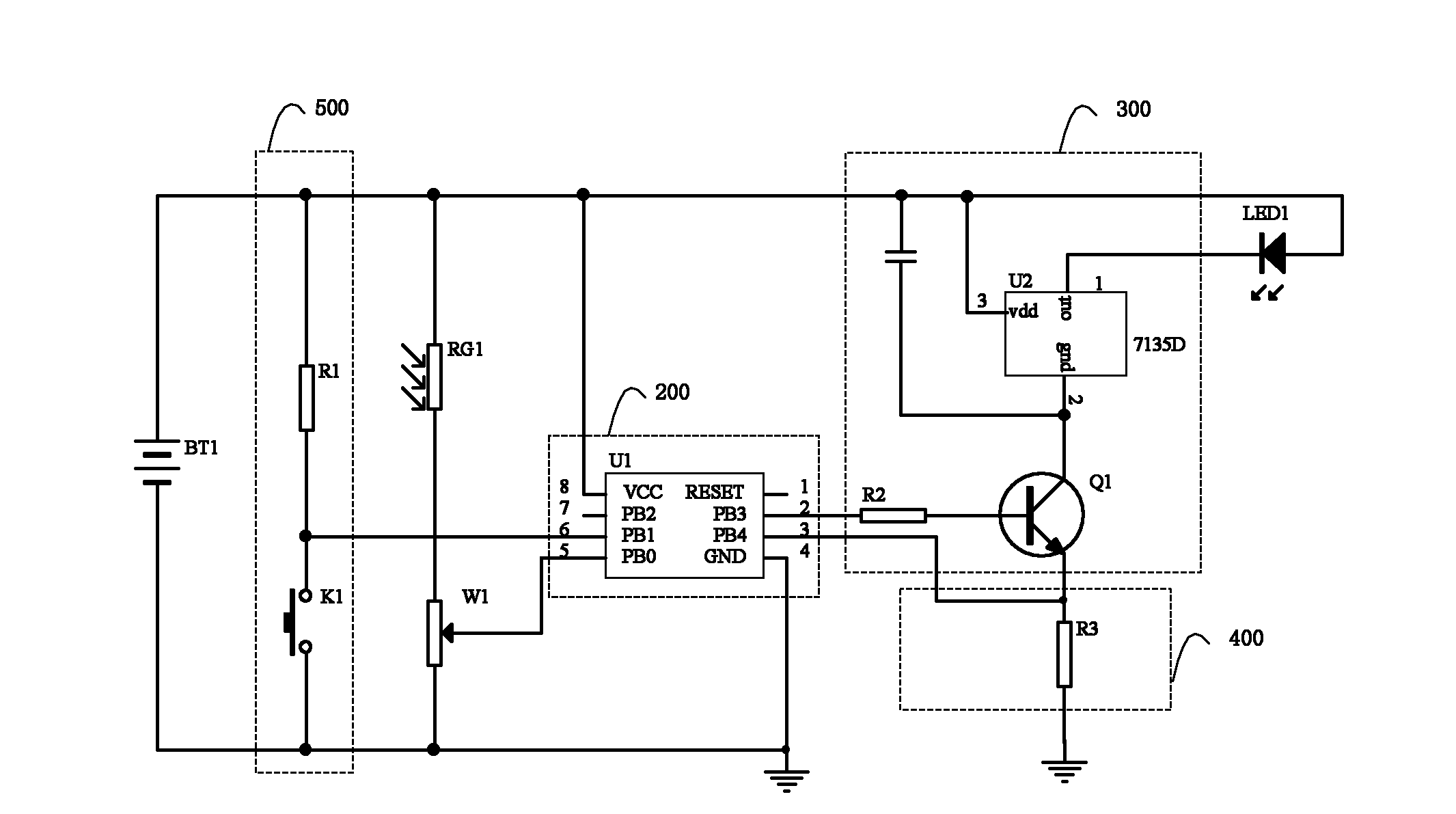 LED lamp and control circuit thereof