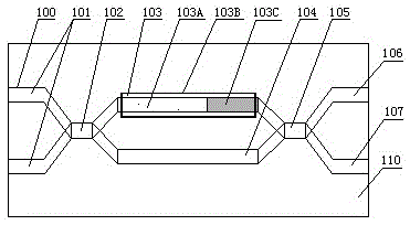 Optical switch based on plane waveguide and manufacturing method thereof