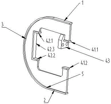 Overturning tool for suspended electric magnet and overturning method