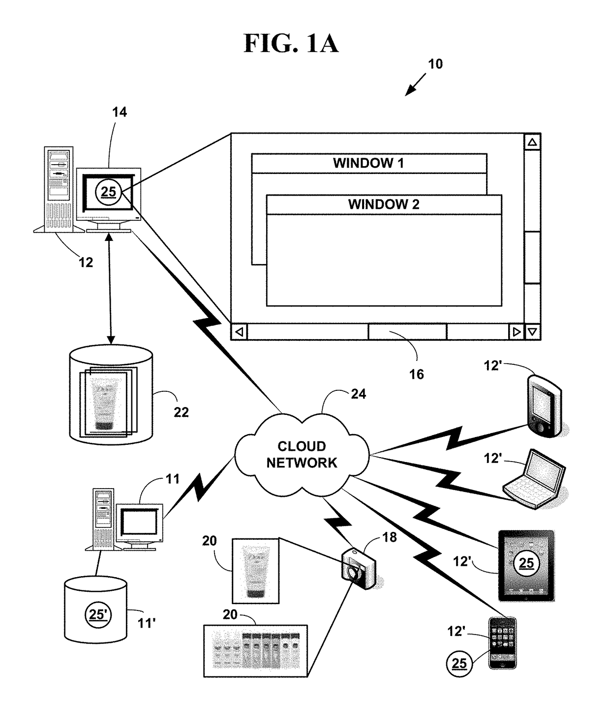 Method and system for managing and displaying product images with cloud computing