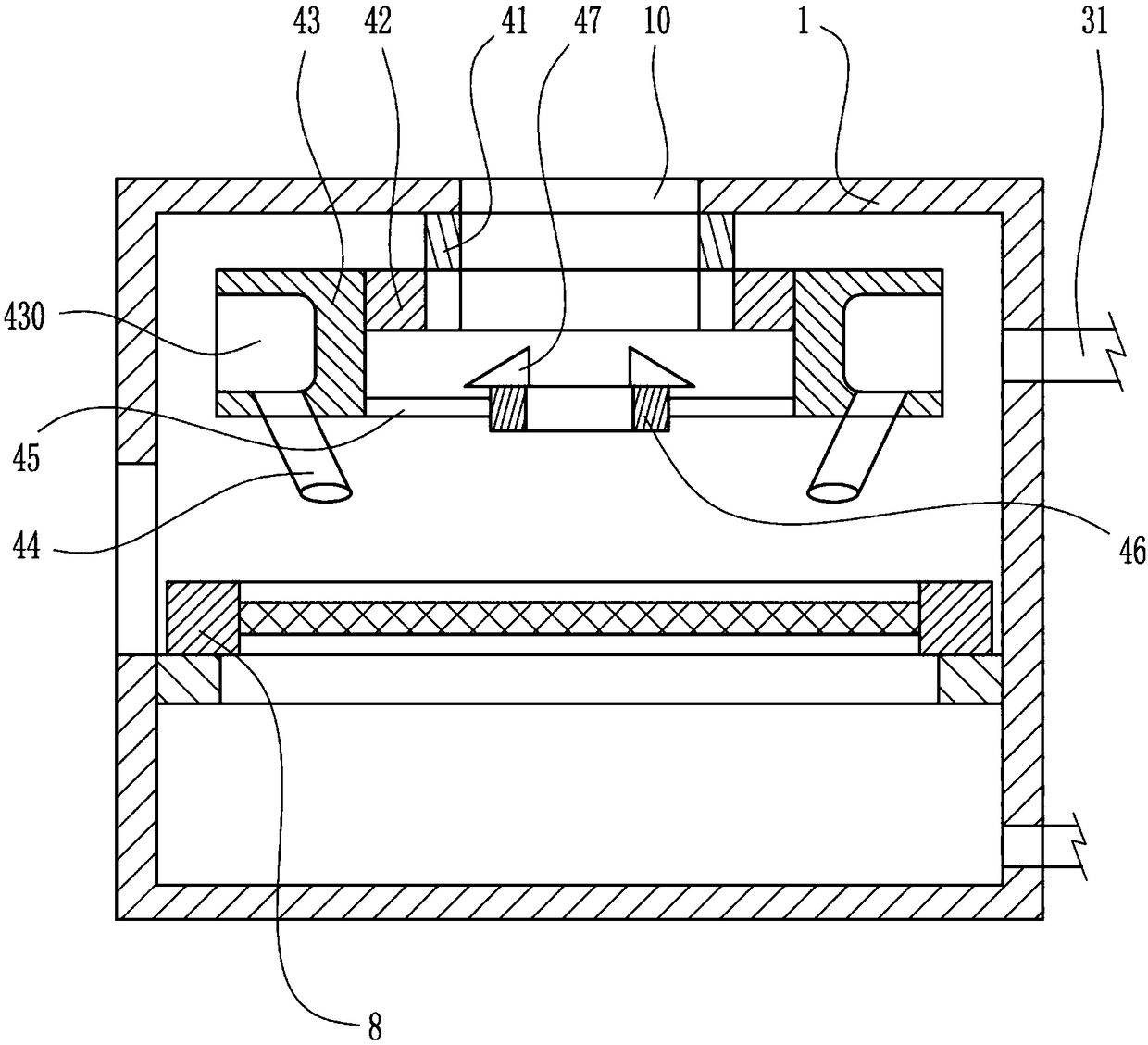 Washing device for rare earth oxalate