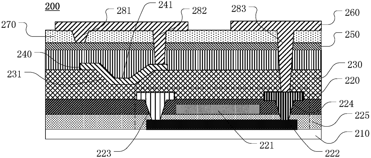 Array substrate and touch display panel
