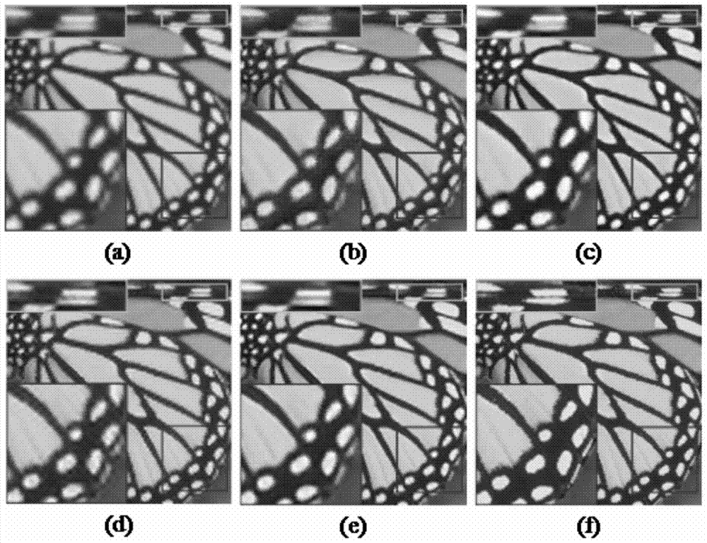 A single-frame image super-resolution reconstruction method based on pre-amplified non-negative neighborhood embedding