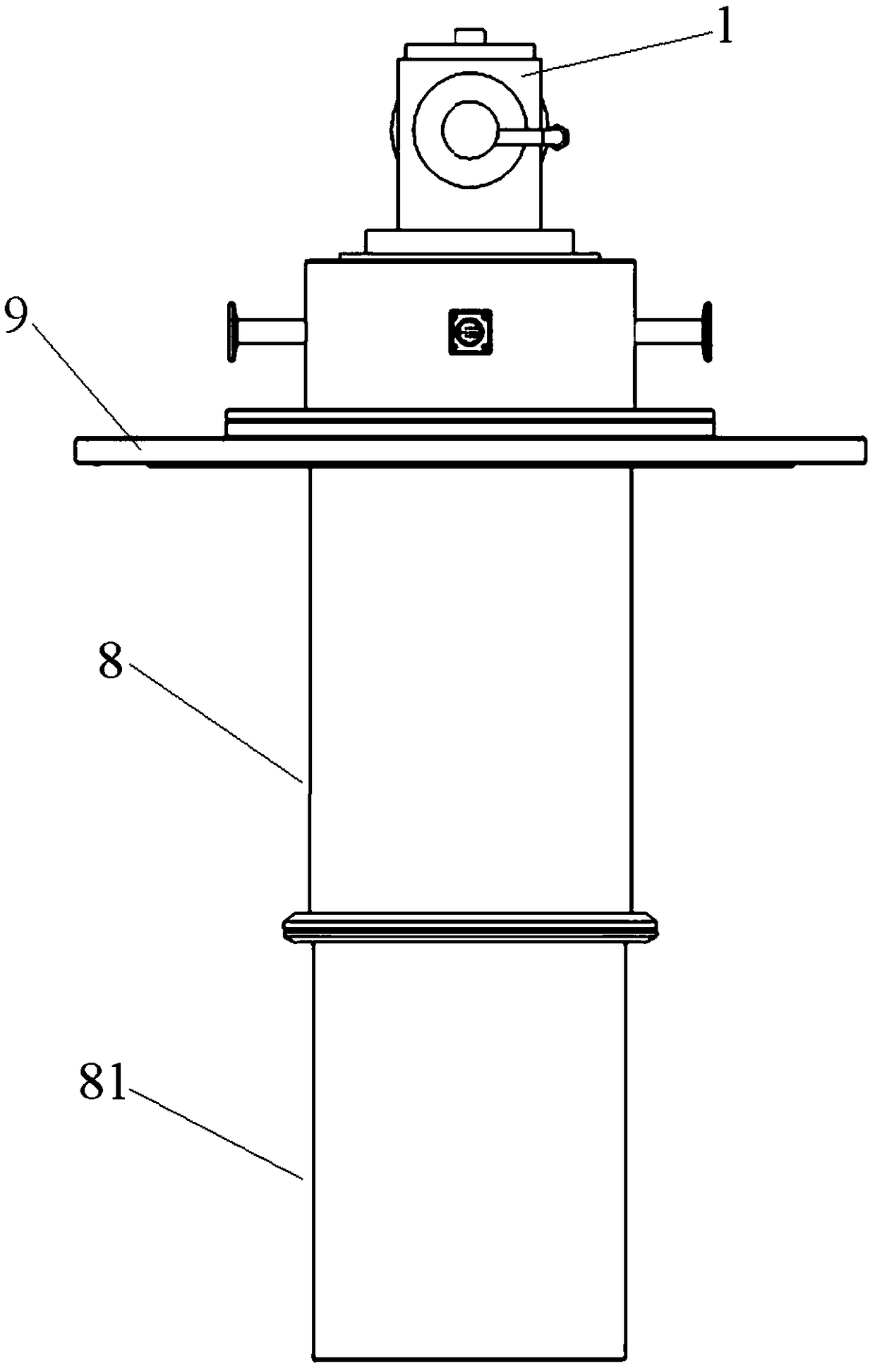 Sample environment coupling loading device for neutron scattering