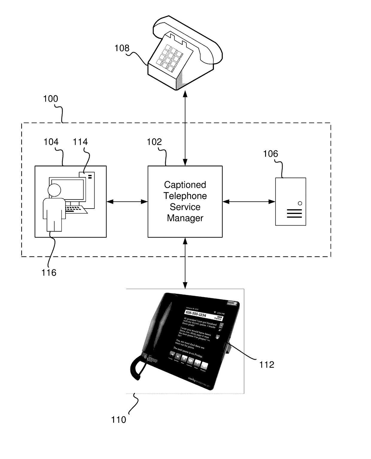 Method and system for providing captioned telephone service with automated speech recognition