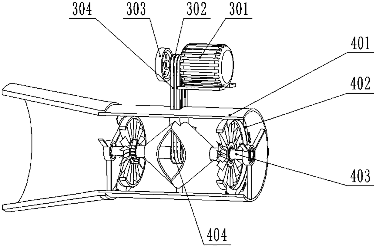 Wave energy power generation device for two-way acting