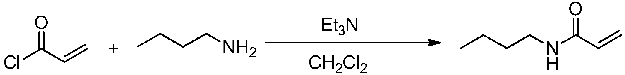 New method for preparing N-n-butyl acrylamide