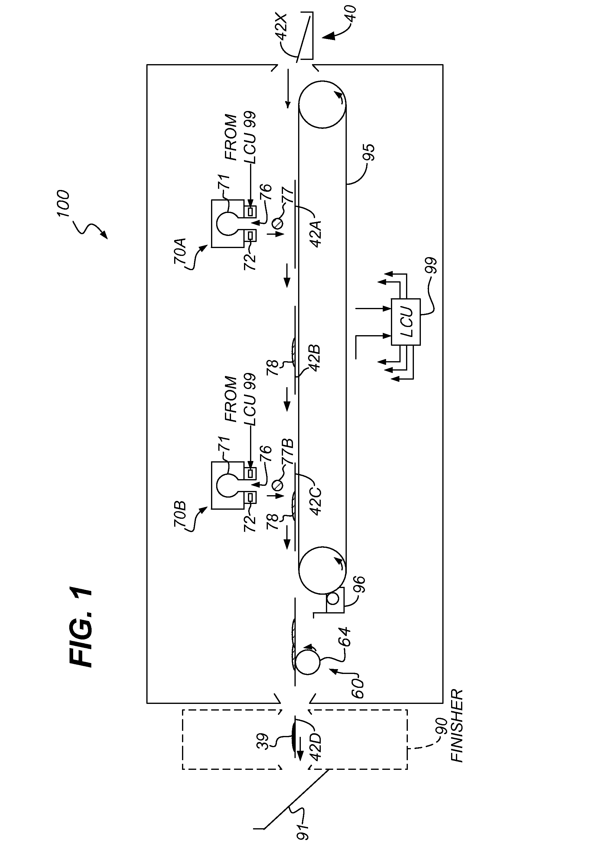 Barrier dryer with porous liquid-carrying material