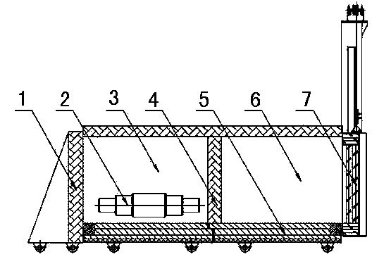 Segment type four-function heat treatment resistance furnace