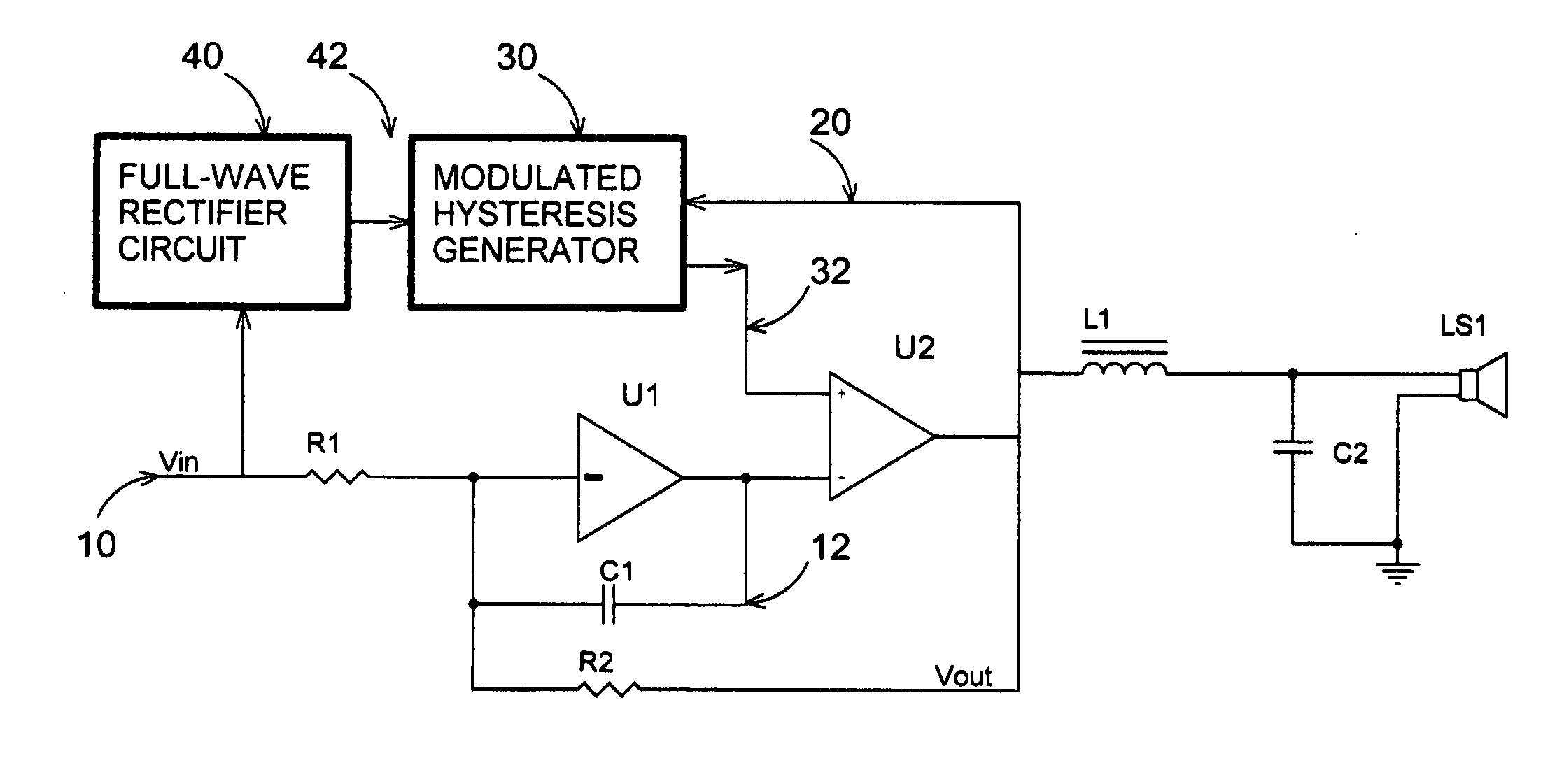 Constant frequency self-oscillating amplifier