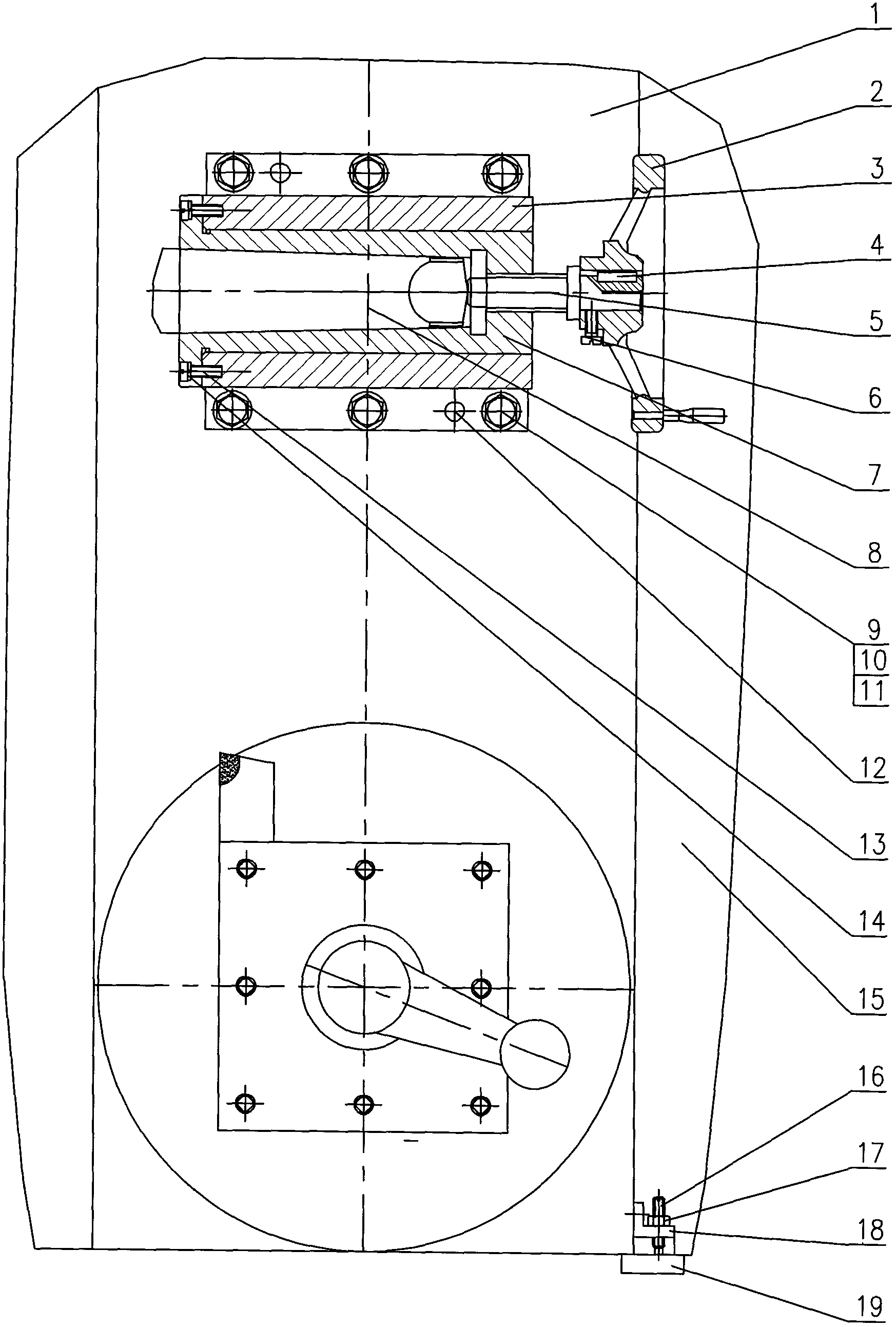 Manufacturing method for sleeve pipe mounted on middle planker