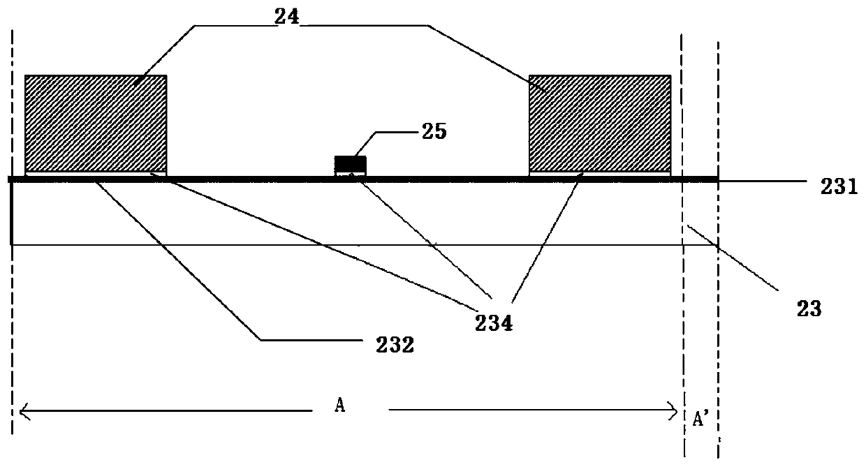 Transparent display module and production method thereof
