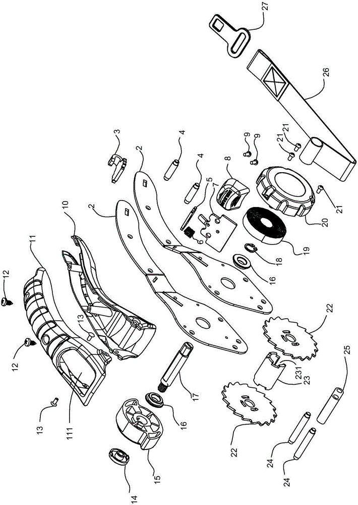 Safety tension device of automatic belt rollback vehicle