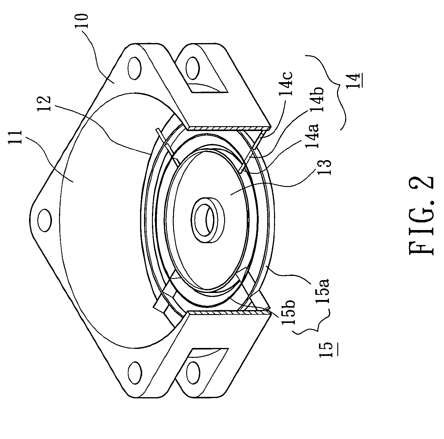 Airflow guiding structure varying in inclinations of air-guiding rings for a heat-dissipating fan
