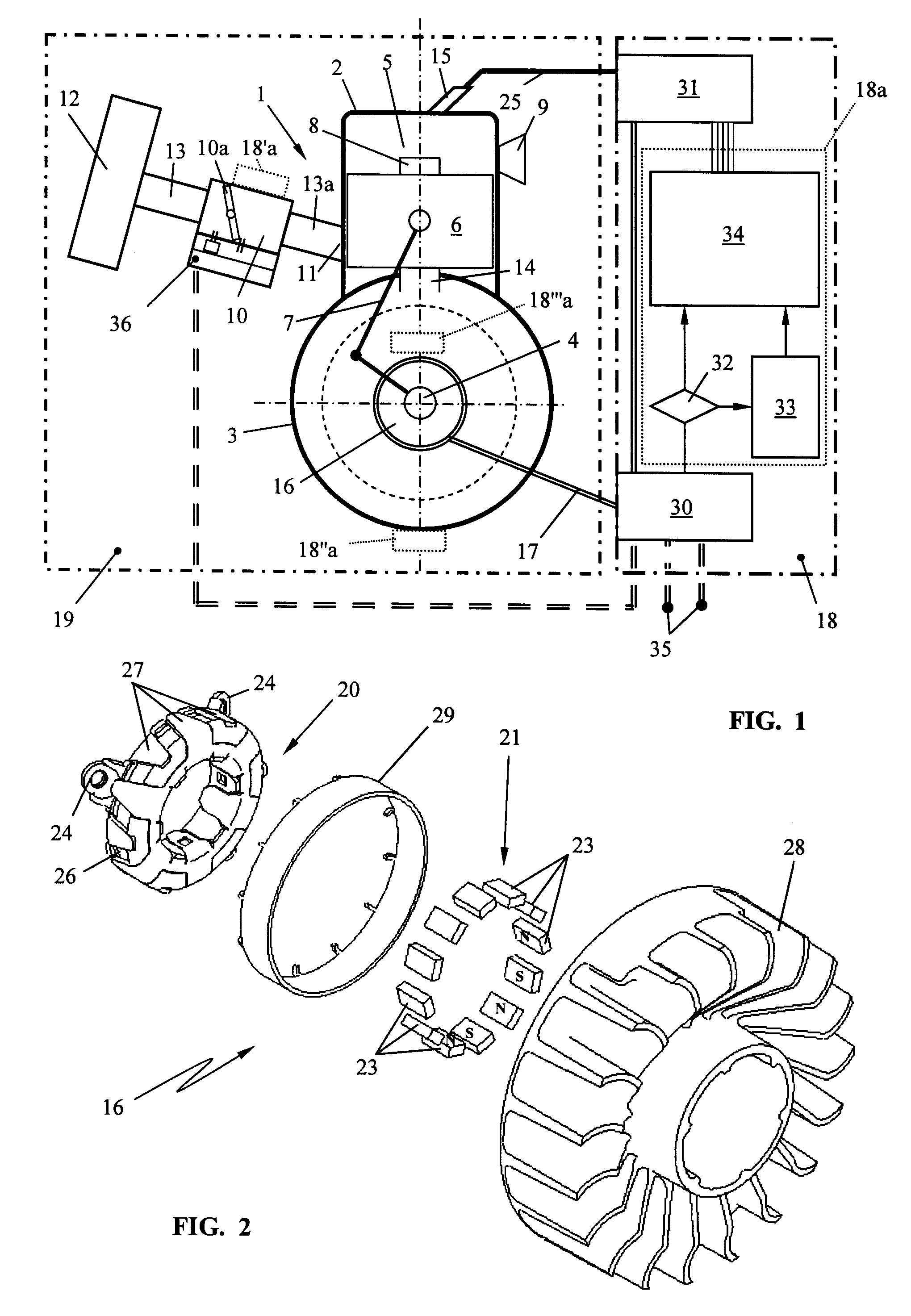 Ignition device for an internal combustion engine and method for its operation