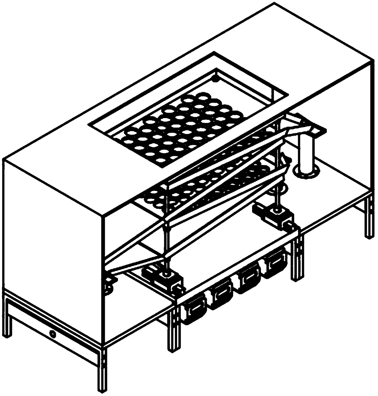 Coin and banknote separation and coin sorting machine