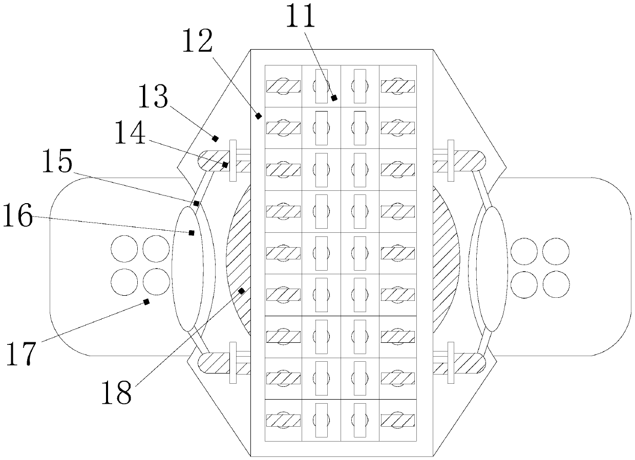 Small-spacing LED display screen adopting anti-static transparent semiconductor pulse xenon lamp pin