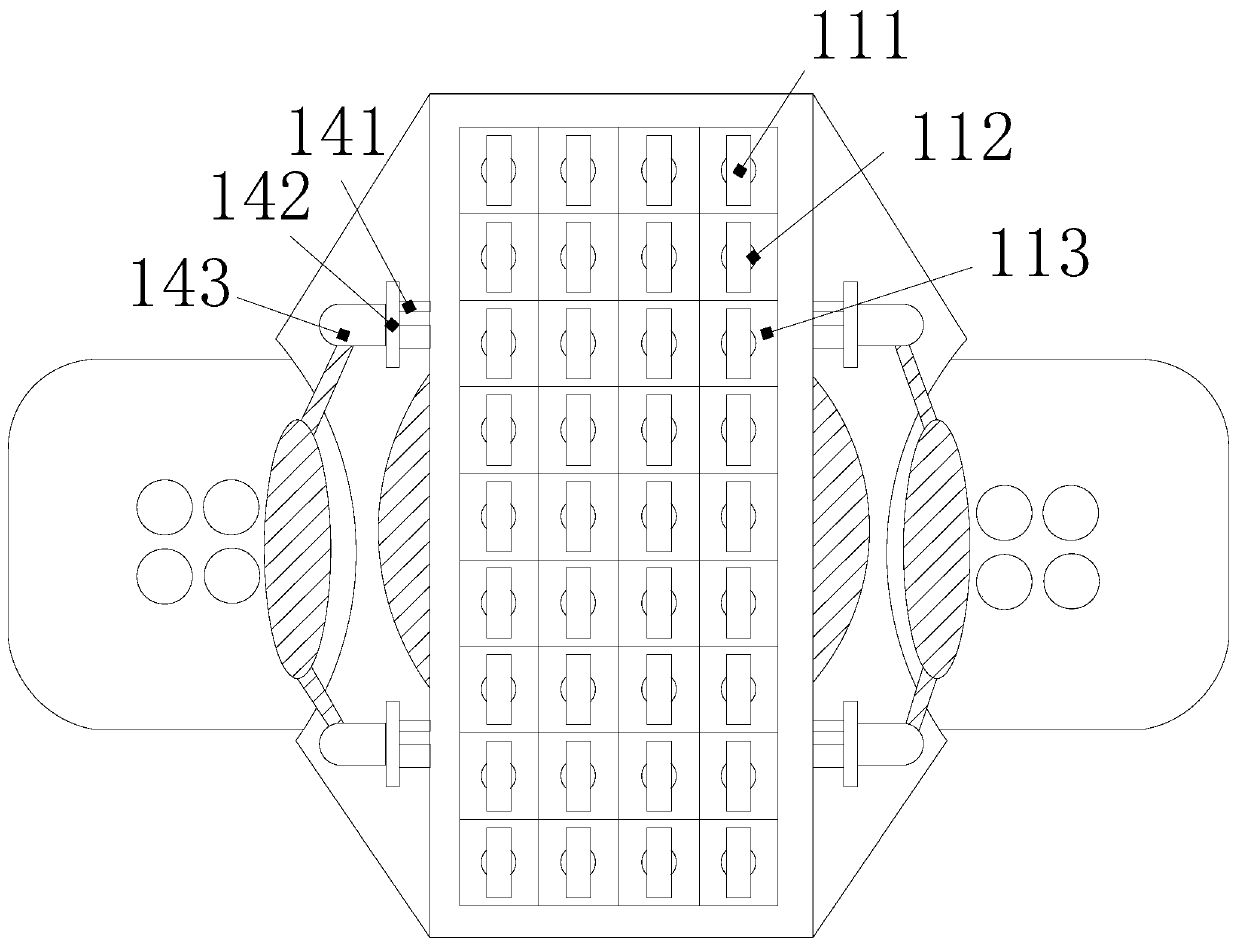 Small-spacing LED display screen adopting anti-static transparent semiconductor pulse xenon lamp pin