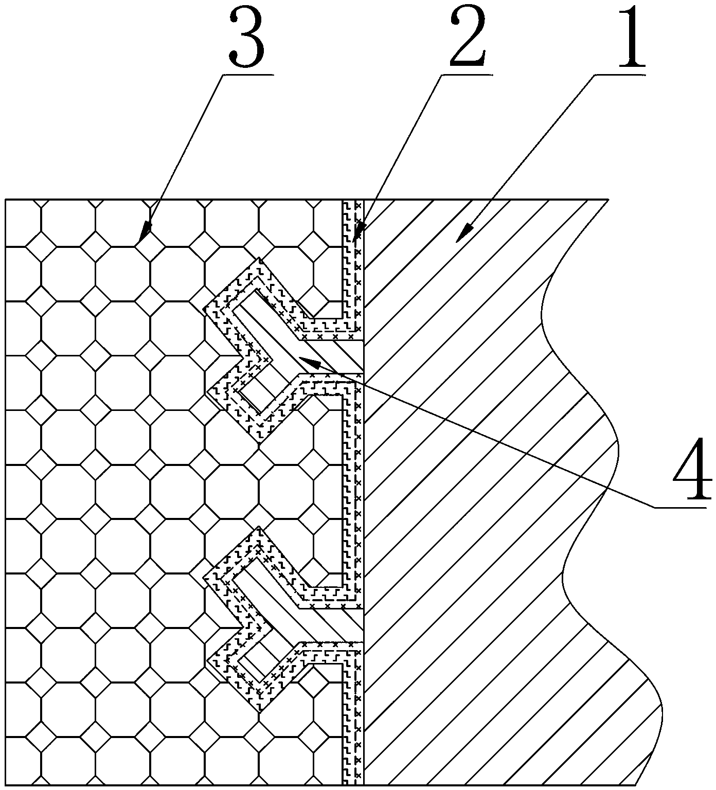 Method for fabricating refractory material prefabricated member expansion joint