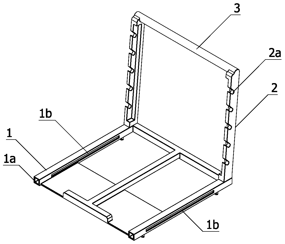 Triangular table type frame transport vehicle