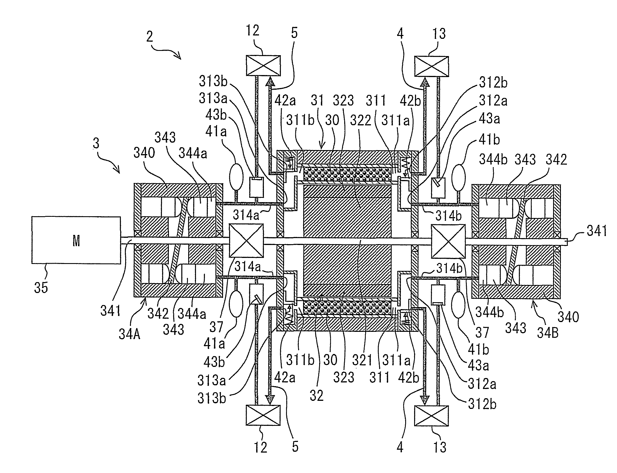 Reciprocating magnetic heat pump apparatus with multiple permanent magnets in different configurations
