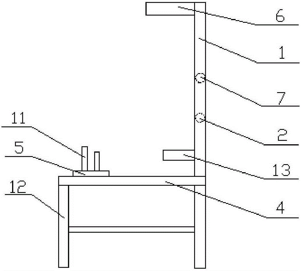 Workbench used for machining automobile ventilating grill