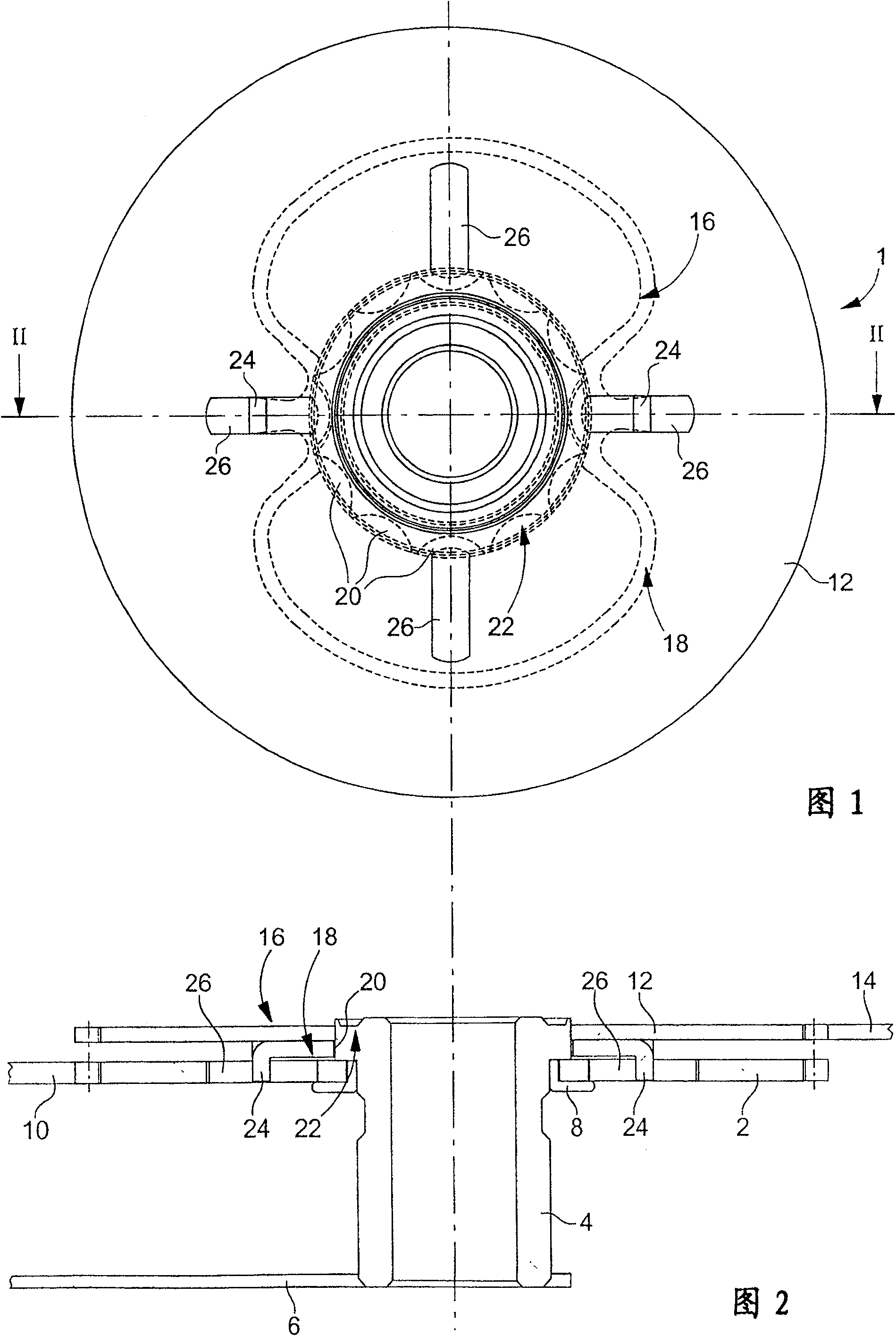 Timepiece with an hour hand able to be moved forward or backward by one hour step