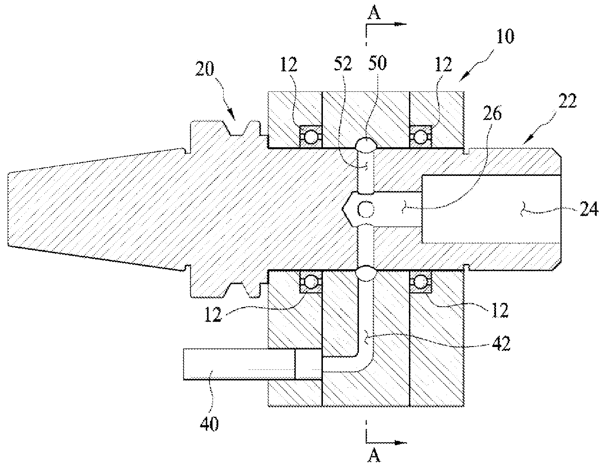 Device for mixing and supplying fluids