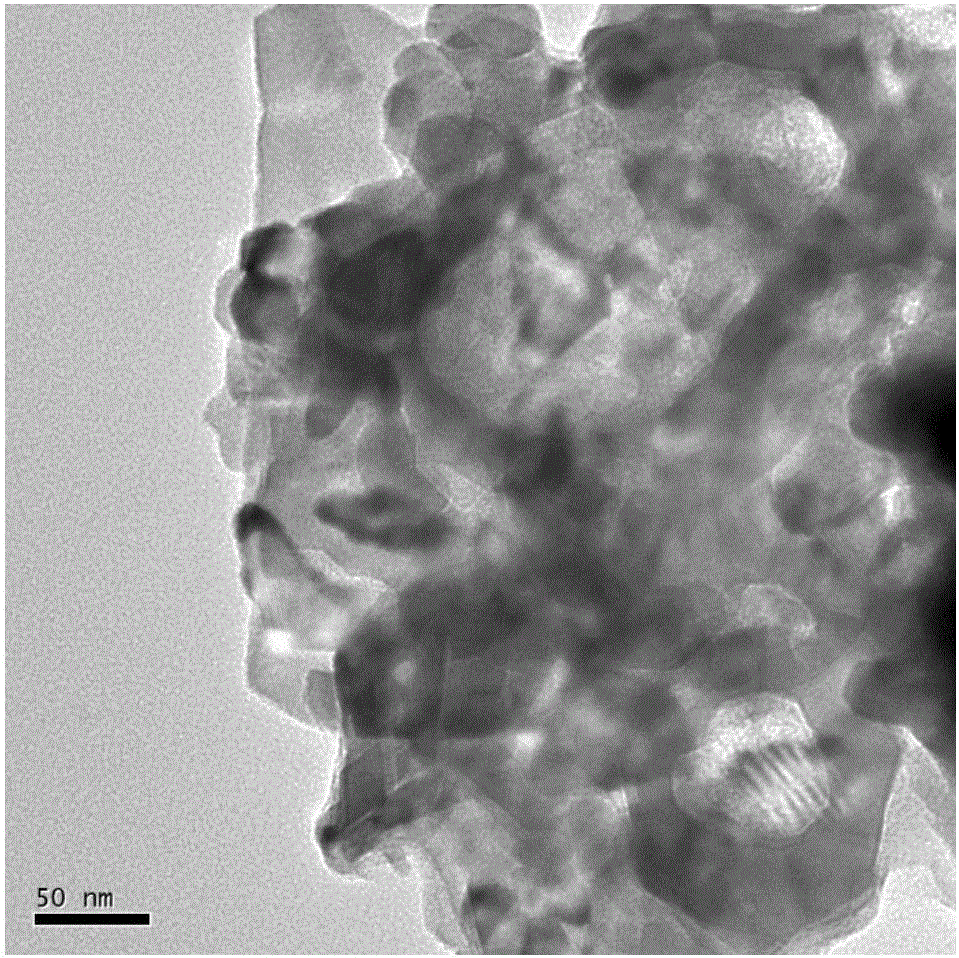 Perovskite catalyst and its laser ablation preparation method and application