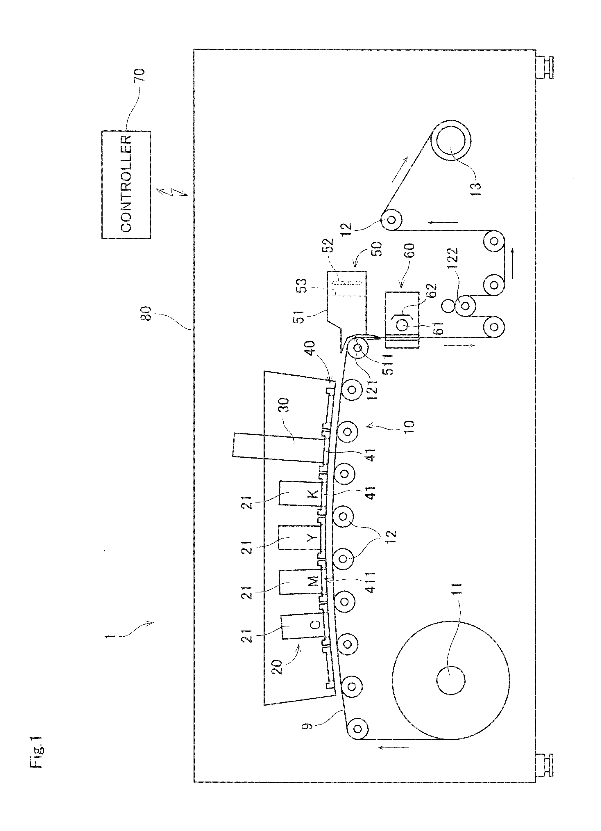 Inkjet apparatus and method of collecting mist