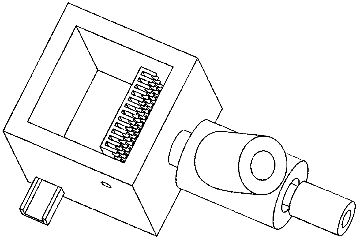 A microstructure device for physical cell crushing and its cell crushing and processing method