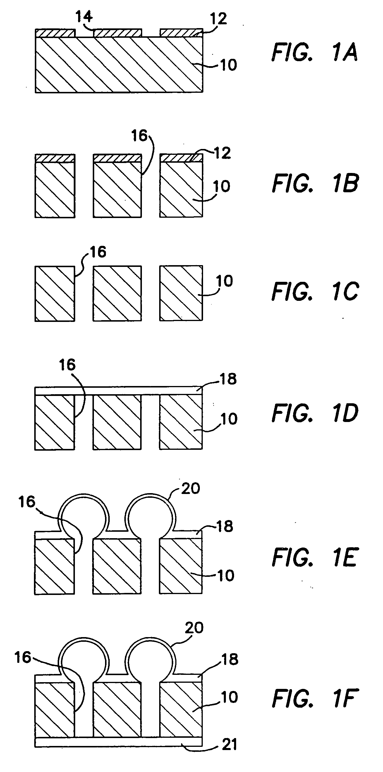 Method and apparatus for wafer-level micro-glass-blowing