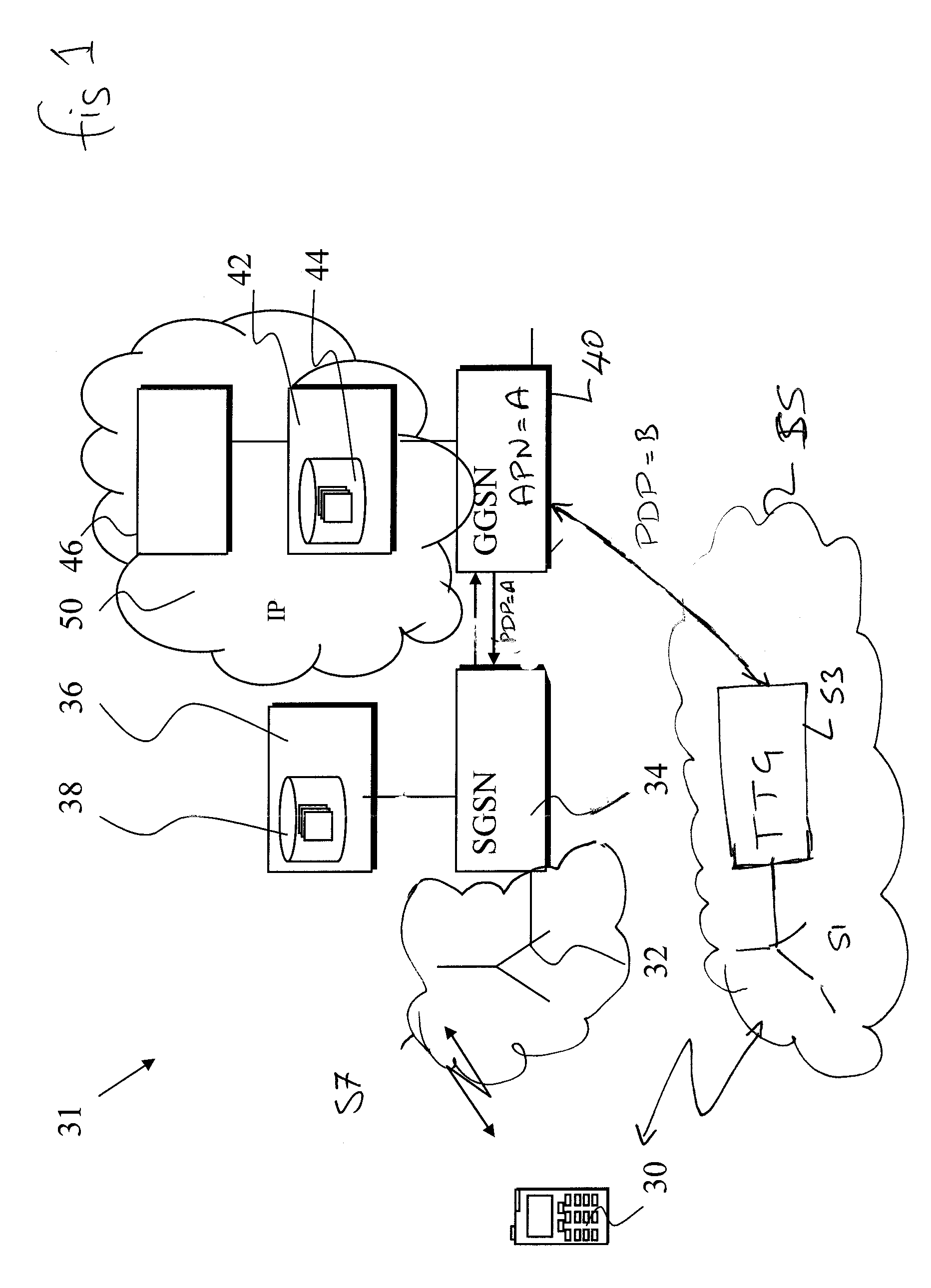 Communication node with multiple access support