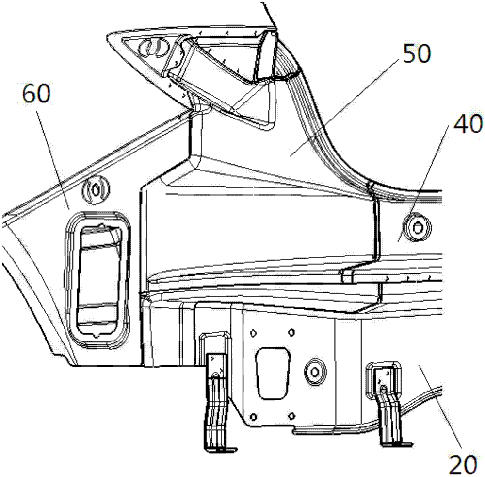 Vehicle body structure and vehicle