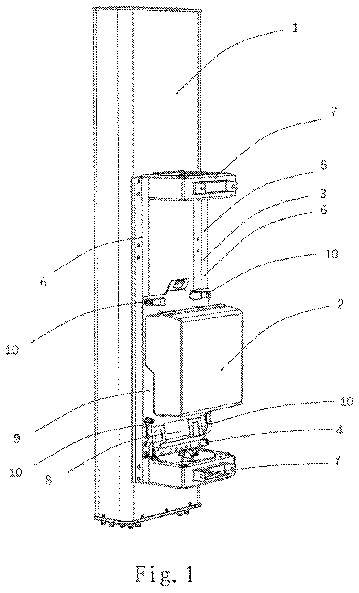 Mounting device and base station antenna system