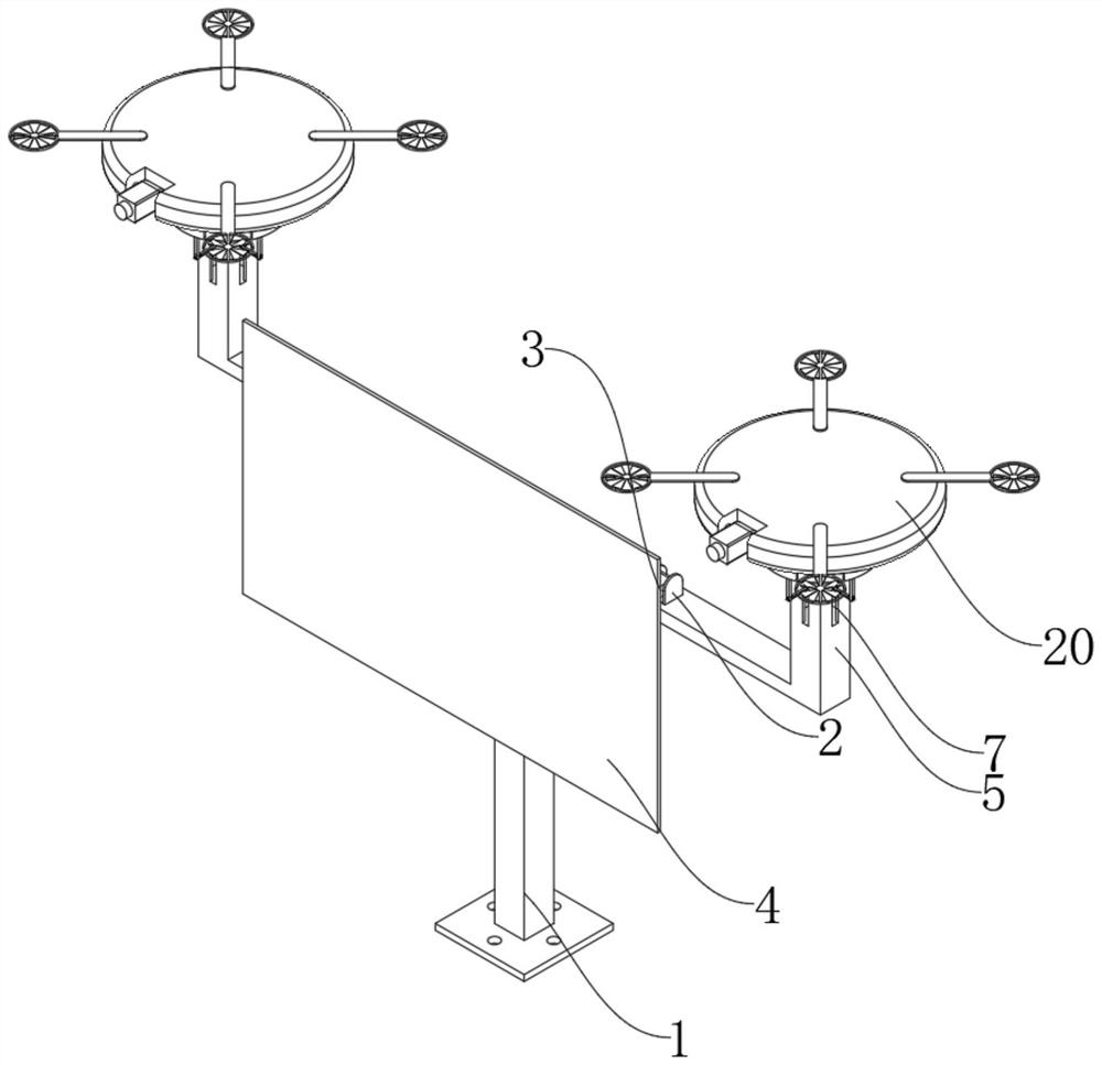 High-speed intelligent traffic supervision flying robot