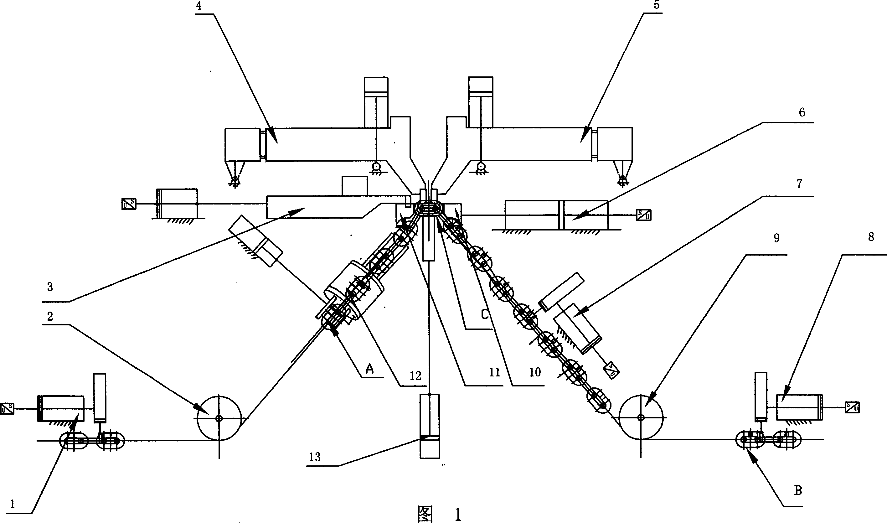 Full automatic hydraulic flash butt welding method of metal circular ring chain and apparatus thereof