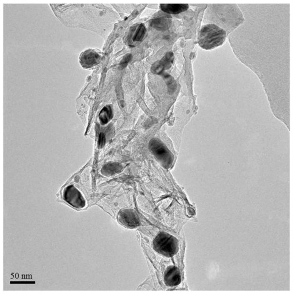 Ni3Fe-coated C nanocapsule-loaded multi-layer graphite lamellar structure with N doping defects