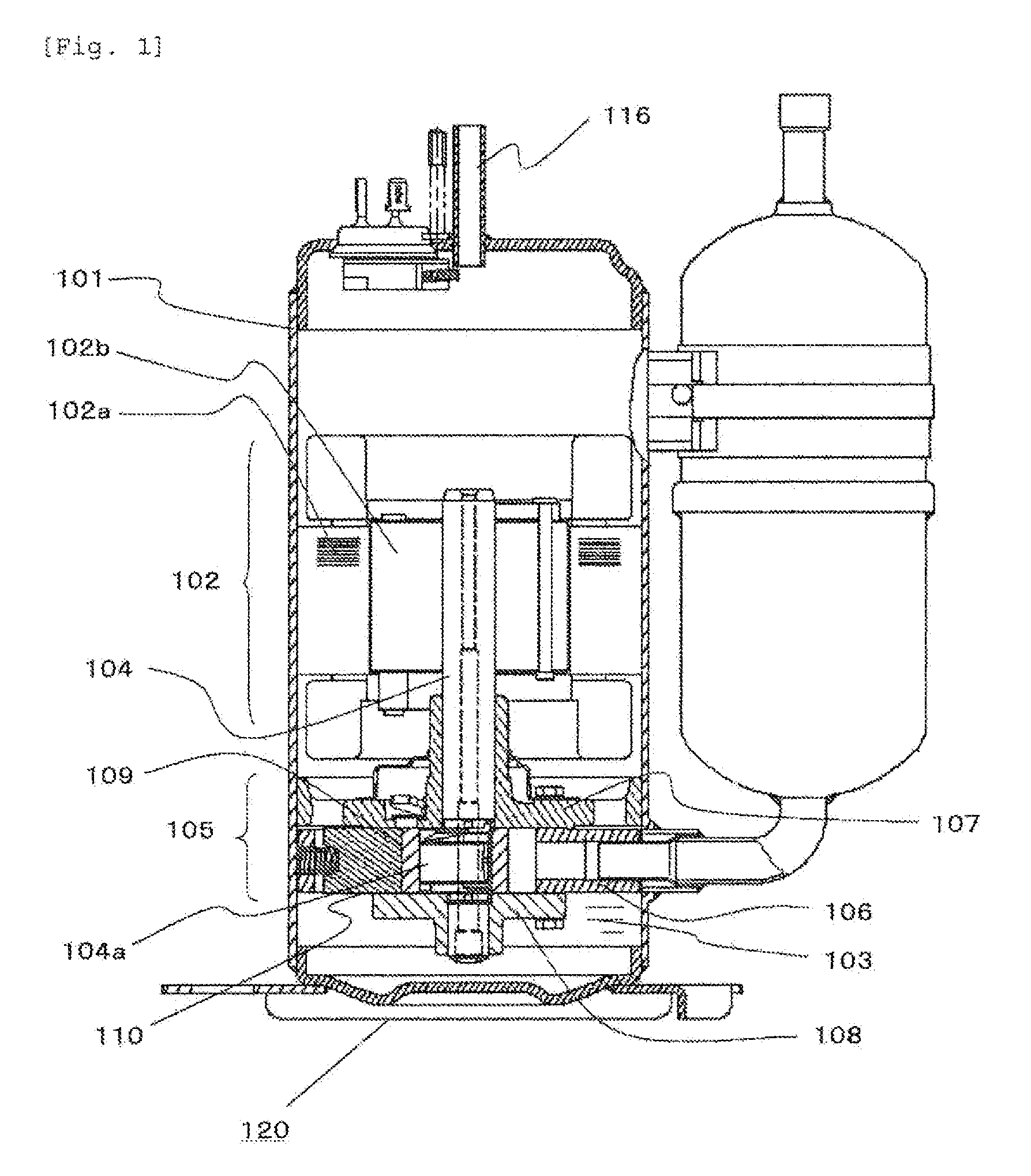 Compressor and refrigeration cycle device using same