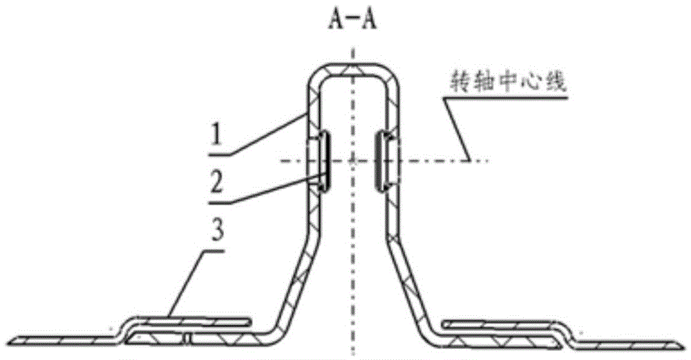 Composite material connecting joint
