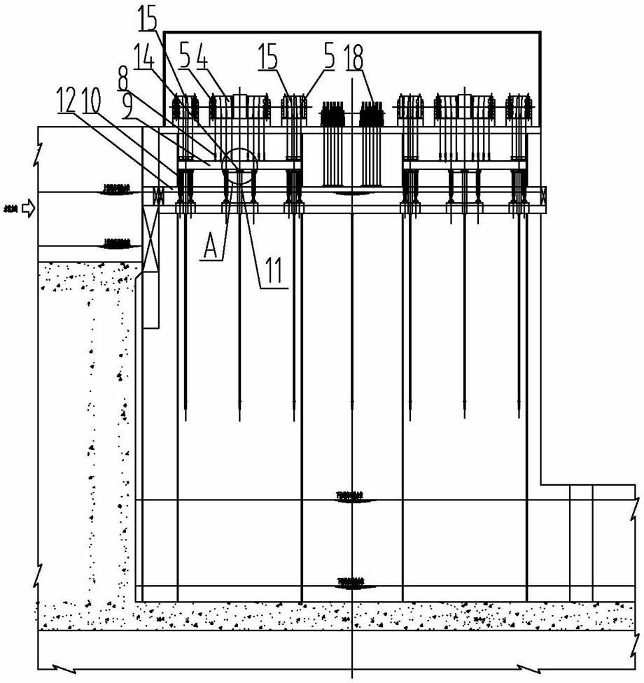Full flat type balance vertical ship lift adaptive to ship reception chamber outlet-inlet water