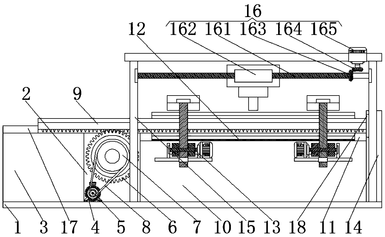 Mechanical metal pipe machining device