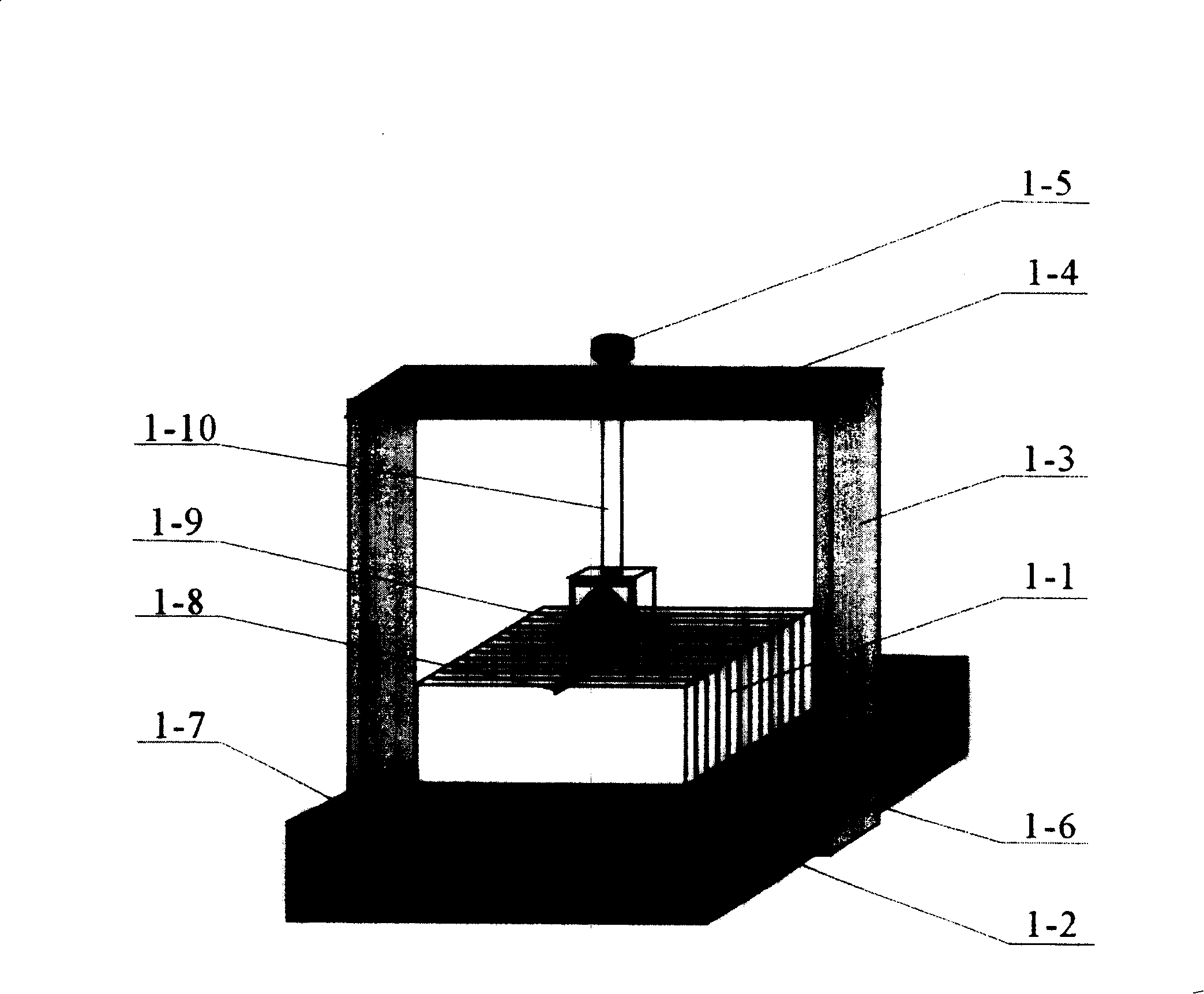 Prefabricated method for thin film microcrack and special apparatus for the same