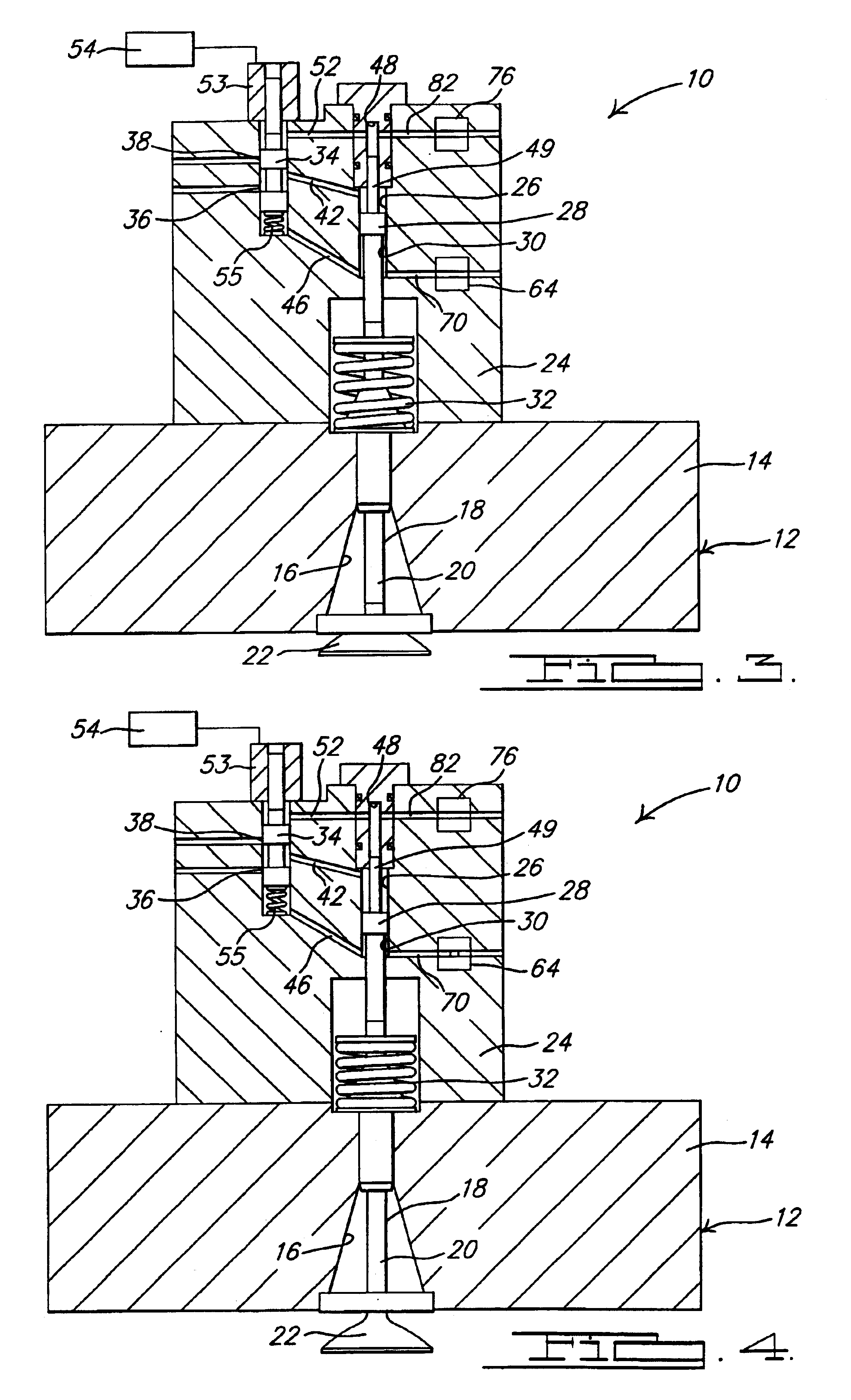 Engine valve actuator assembly with dual hydraulic feedback